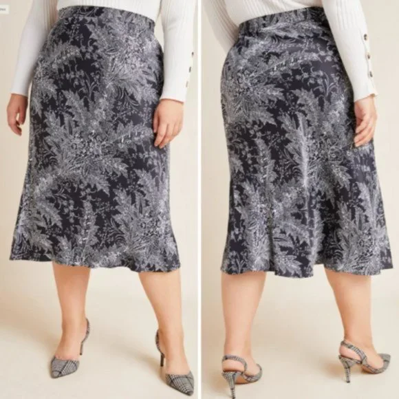 Bias satin top midi skirt maeve